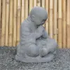 Artikelbild 6 des Artikels “Sitzender Mönch mit Namaste, ca. 50cm hoch “
